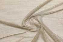 Mousseline plissée avec lurex