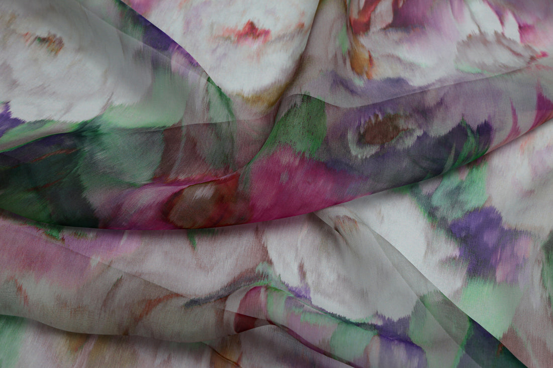 Chiffon Pure Silk Printed