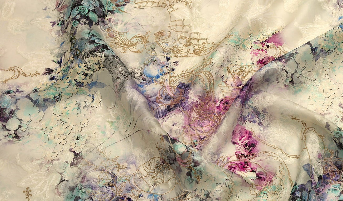 Organza Jacquard Pure Silk
