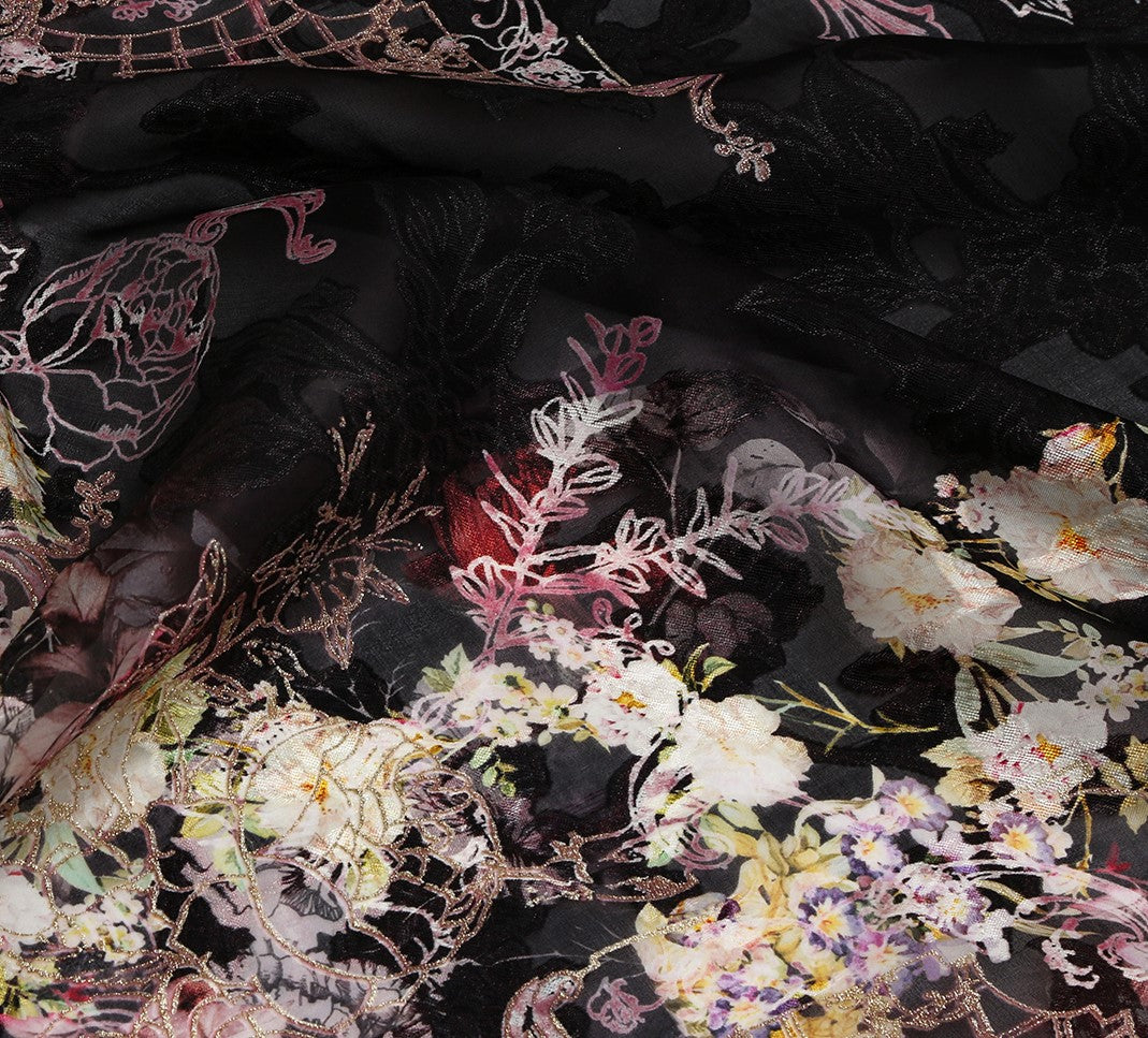 Organza Jacquard Pure Silk
