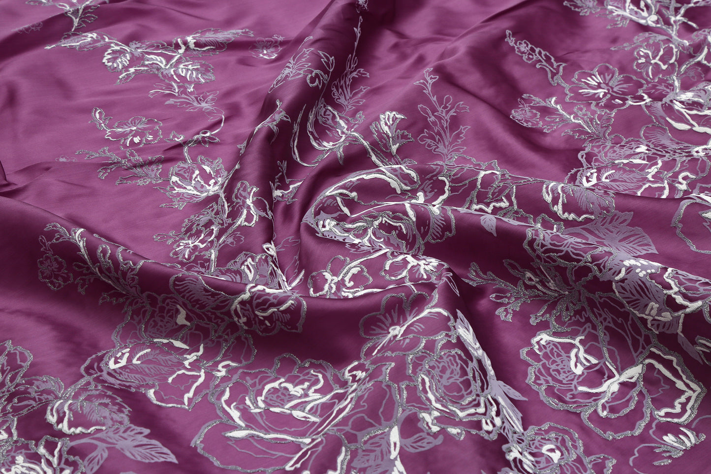 Organza, Natural Silk, Heat Press with Zari Edge