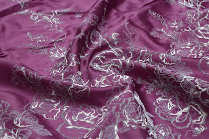 Organza, Natural Silk, Heat Press with Zari Edge