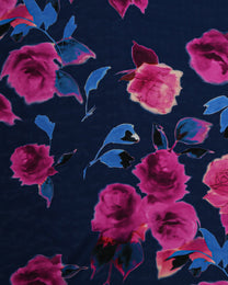 Silk Floral Fabric