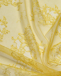 Taiwan Silk Satin Floral Lace