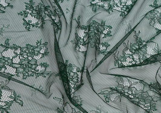 Dark Green Lace