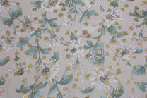organza de soie naturelle imprimé