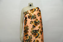 Wool Pure Silk with Printed