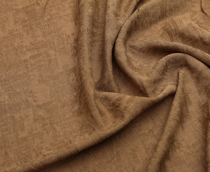 Brown Linen Jacquard