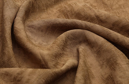 Brown Linen Jacquard