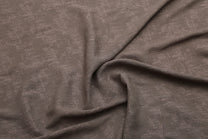 Tissu jacquard en lin et viscose, à motifs sur les deux faces