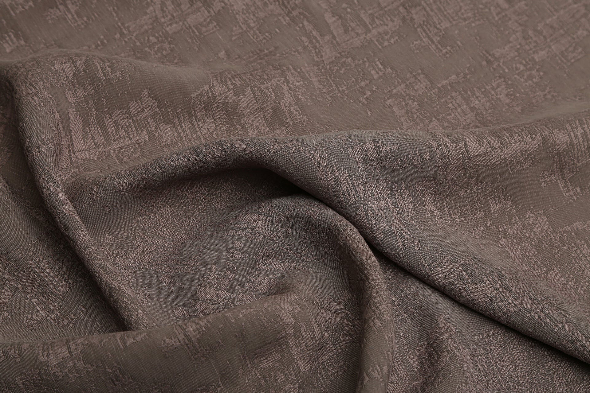 Tissu jacquard en lin et viscose, à motifs sur les deux faces
