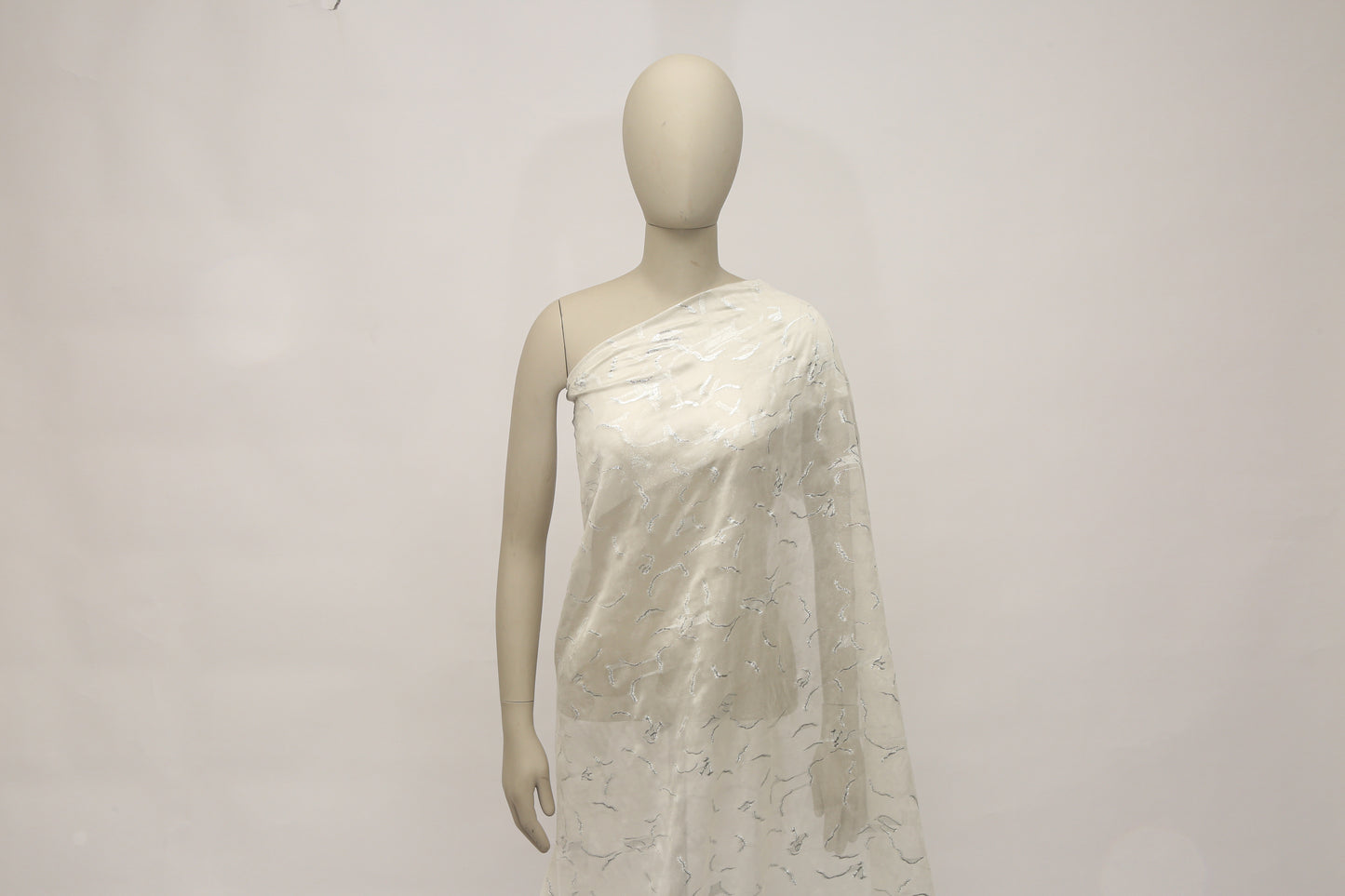 Pure silk chiffon jacquard