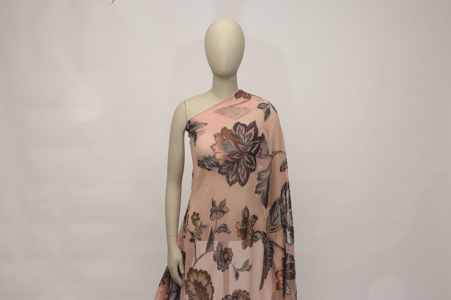 Pure silk chiffon