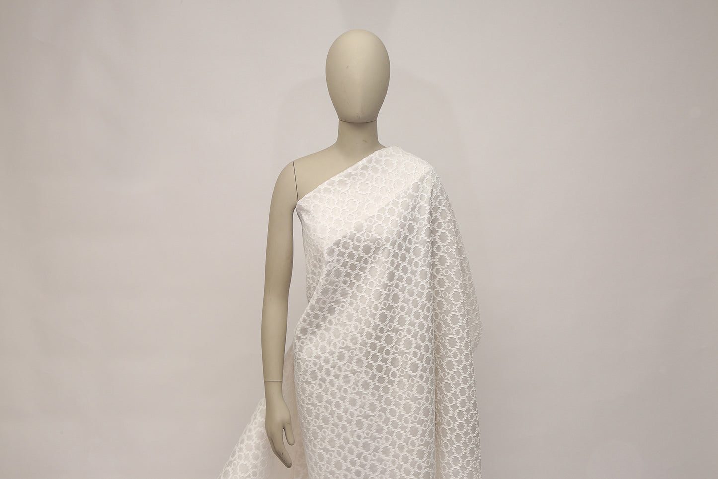 Pure Silk Jacquard With A Tone-On-Tone Pattern