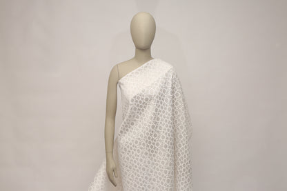 Pure Silk Jacquard With A Tone-On-Tone Pattern