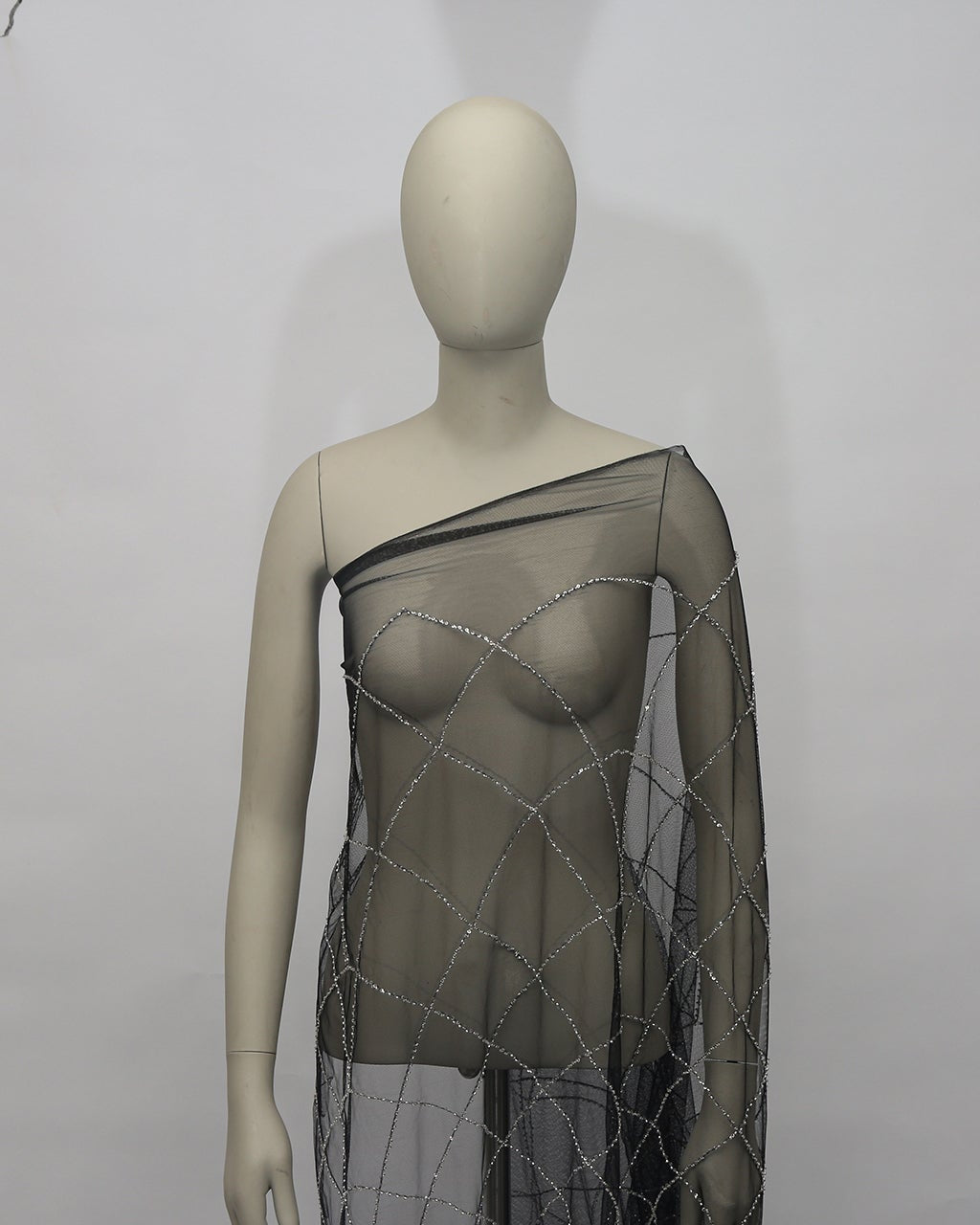 Beaded Tulle Sequins Fabric