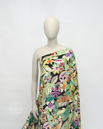 Viscose Floral Fabric