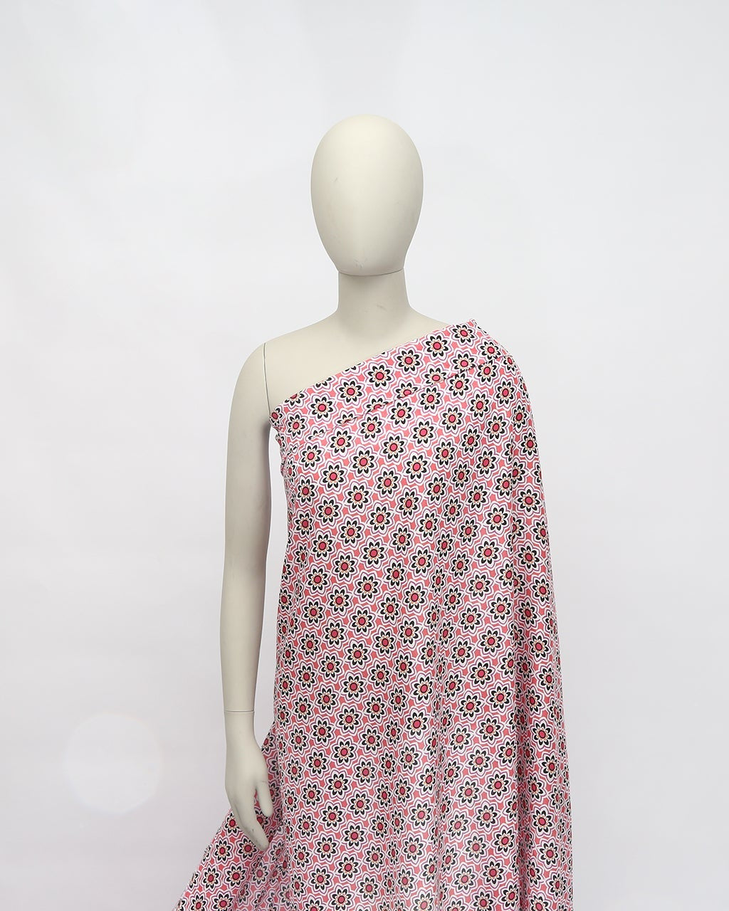 Viscose Cotton Viscose Floral Fabric