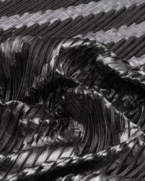 Silk Lurex Geometric Fabric