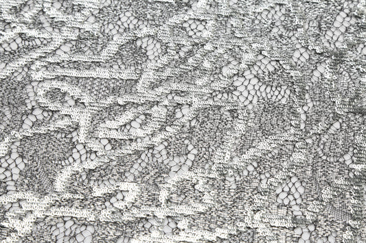 Dentelle lurex à paillettes 