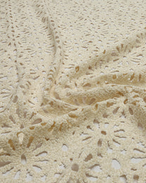 Jaipur Silk Velvet Floral Fabric