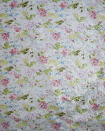 Poly Tulle Polyester Floral Fabric