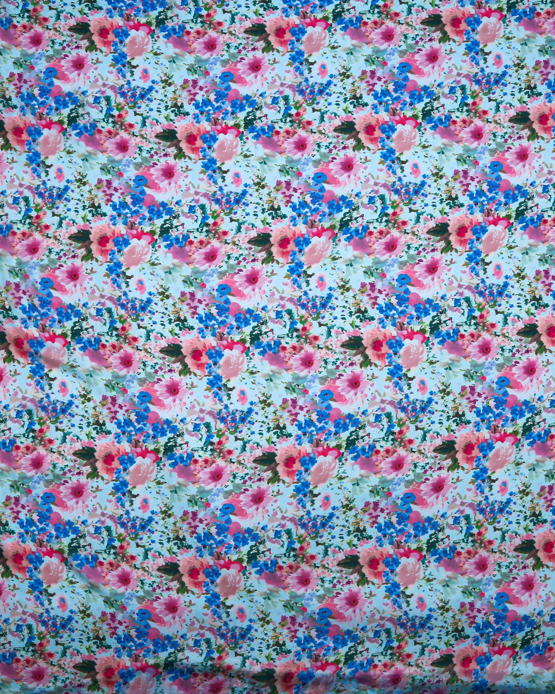 Silk Chiffon Floral Fabric