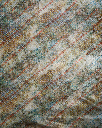 Poly Polyester Embroidered Fabric