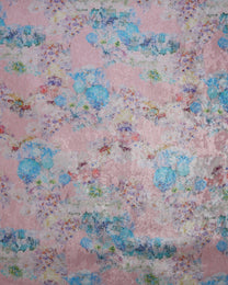 Poly Polyester Floral Fabric