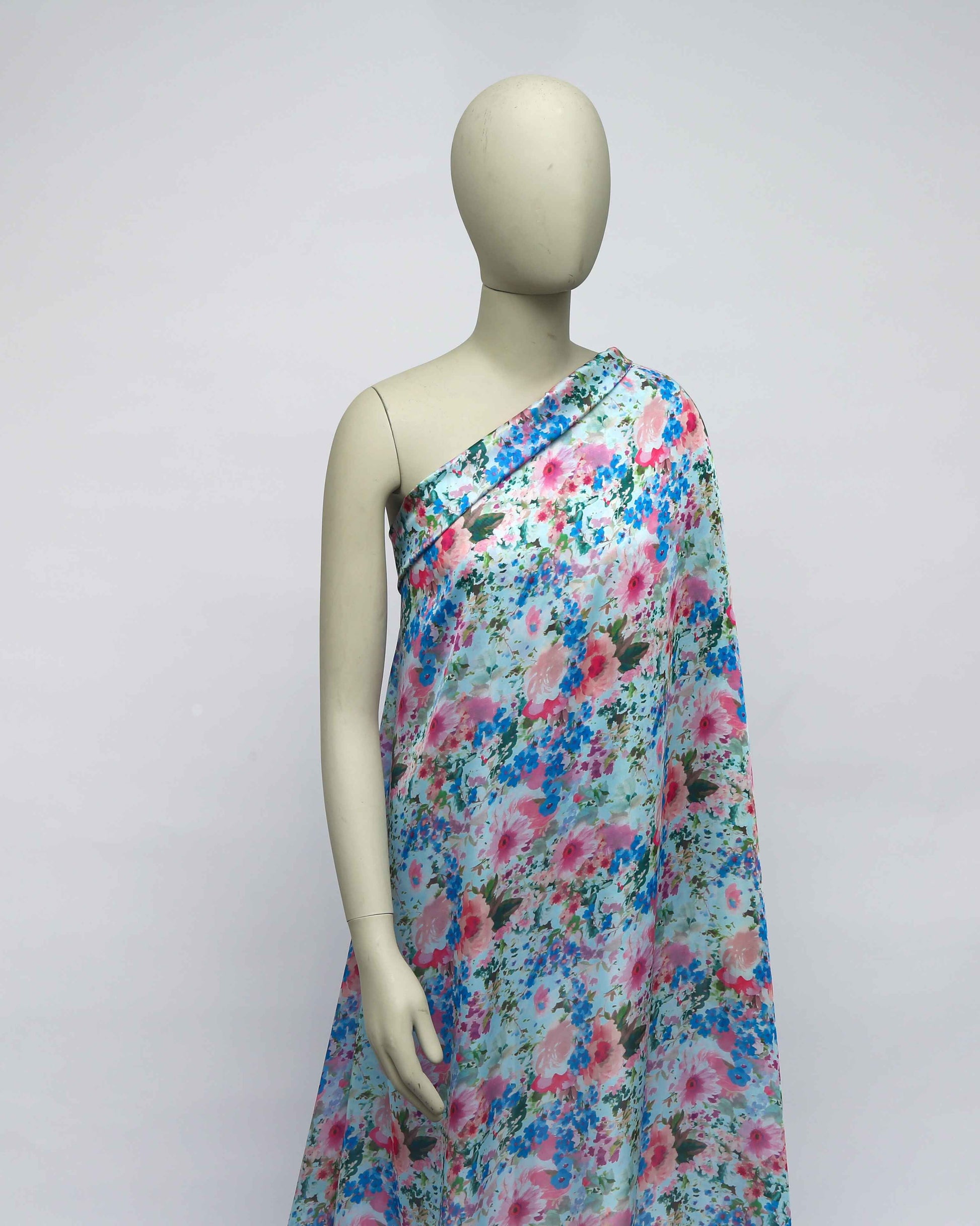 Silk Chiffon Floral Fabric