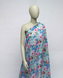 Silk Chiffon Floral Fabric