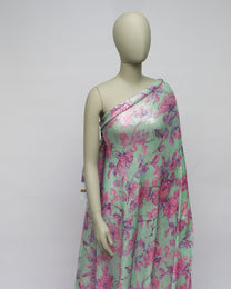 Poly Tulle Polyester Floral Fabric