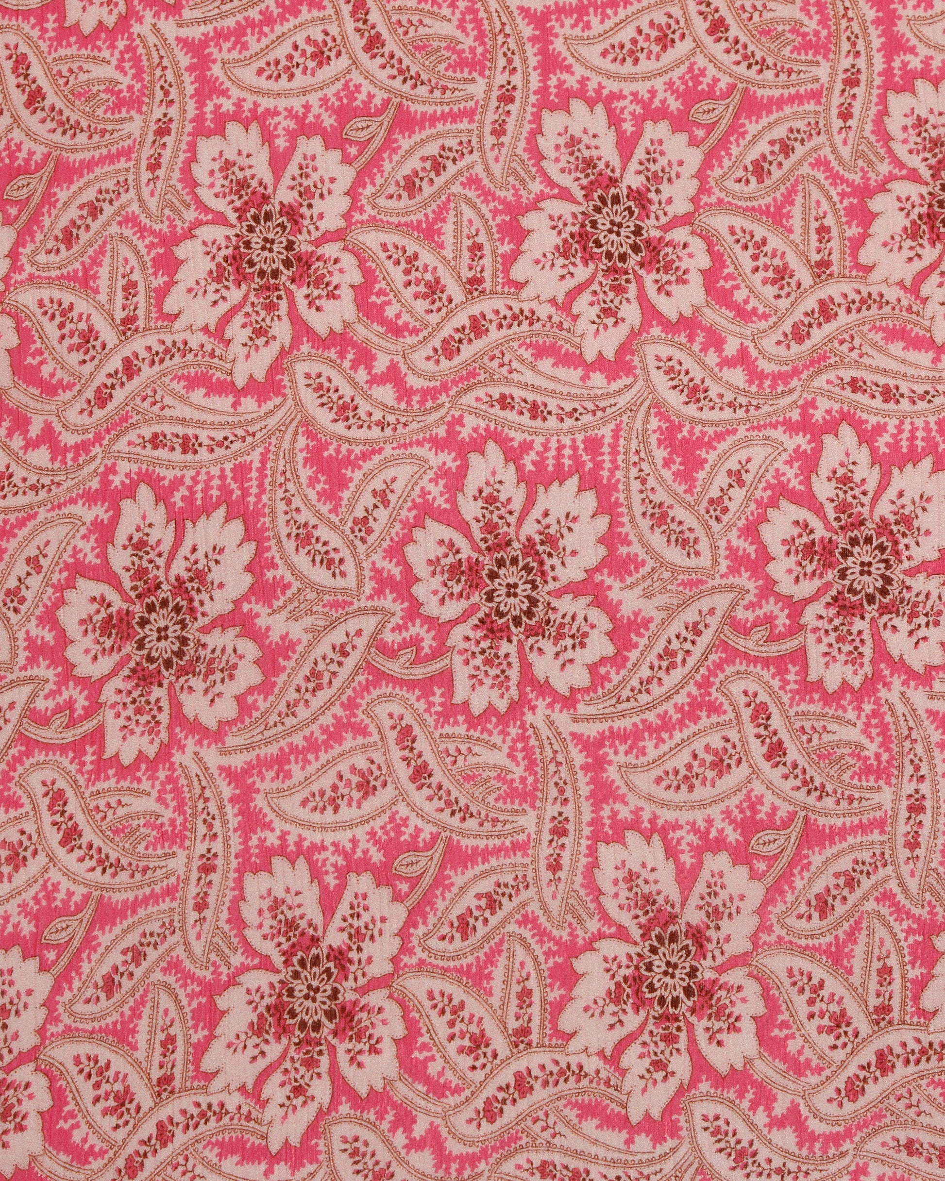 Voile Cotton Floral Fabric