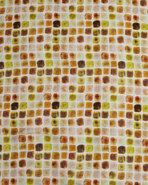 Cotton Linen Floral Fabric