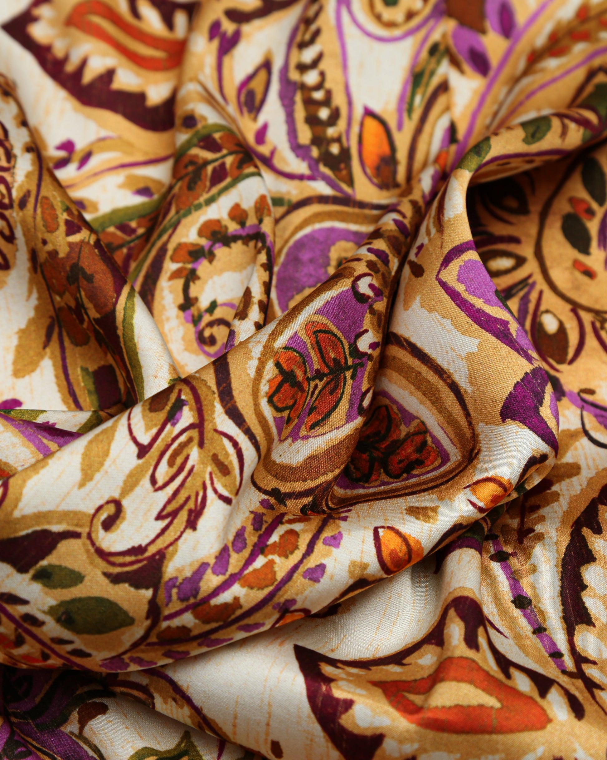 Viscose Geometric Fabric