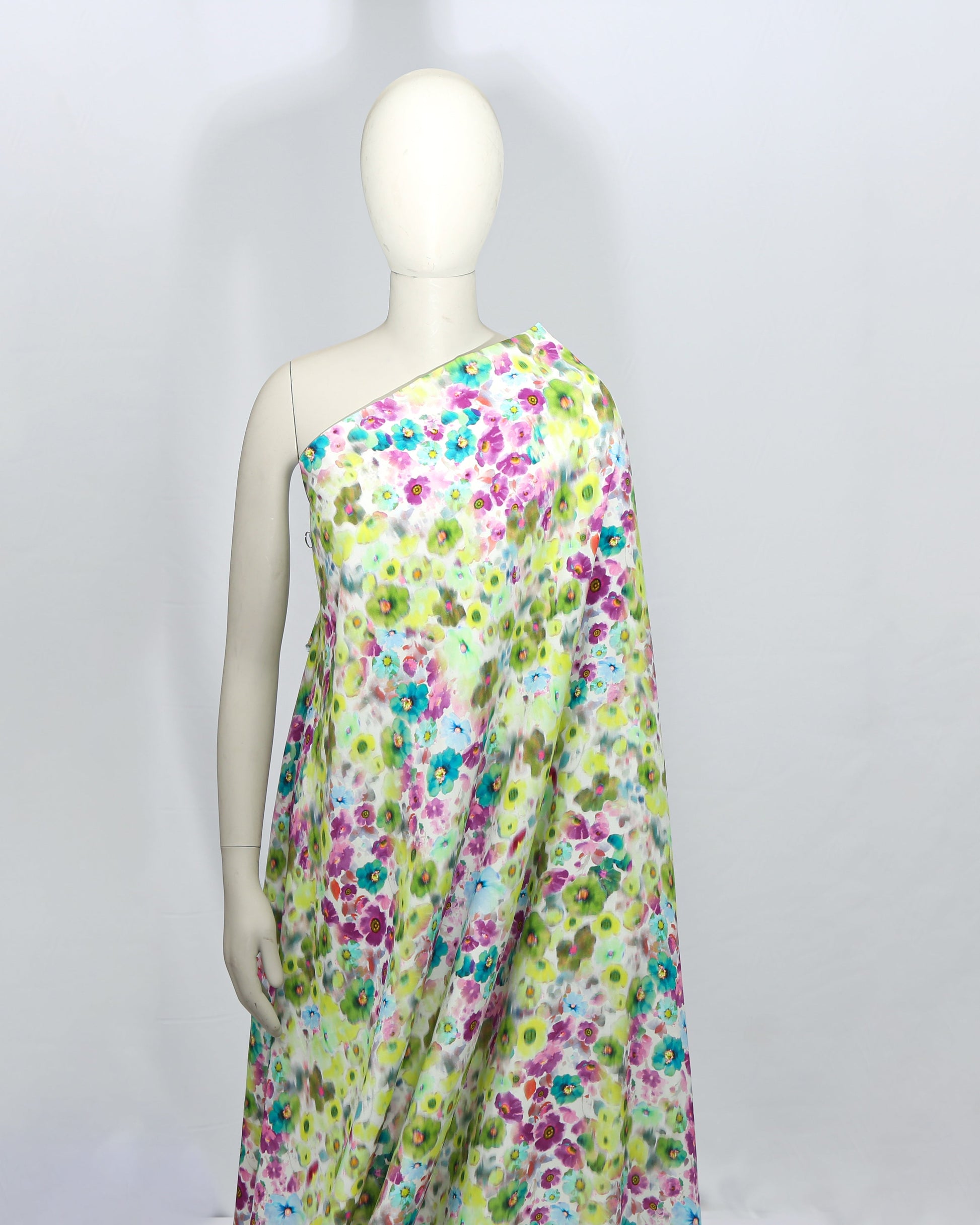 Viscose Floral Fabric