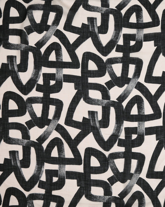 Linen Geometric Fabric