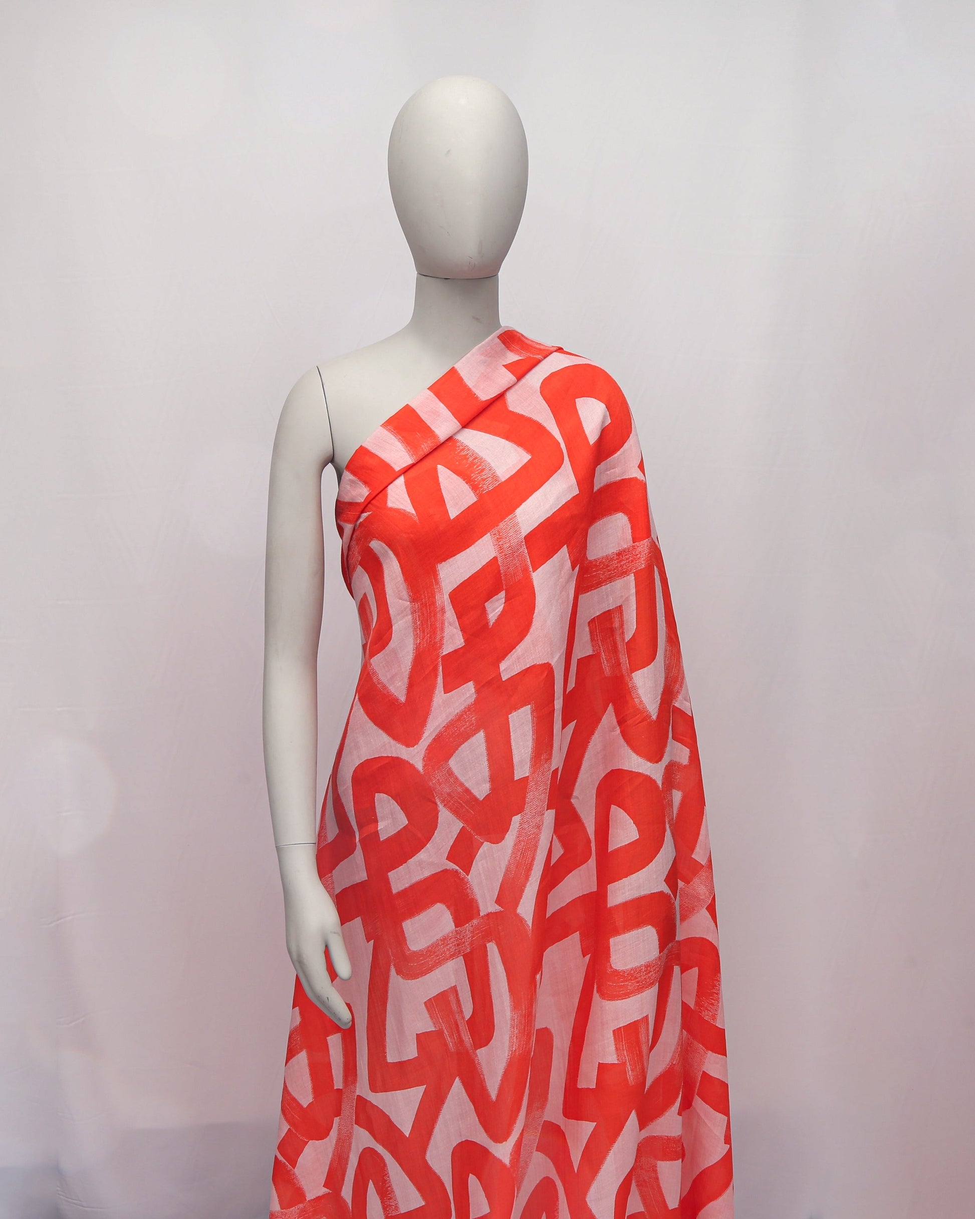 Linen Geometric Fabric