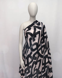 Linen Geometric Fabric