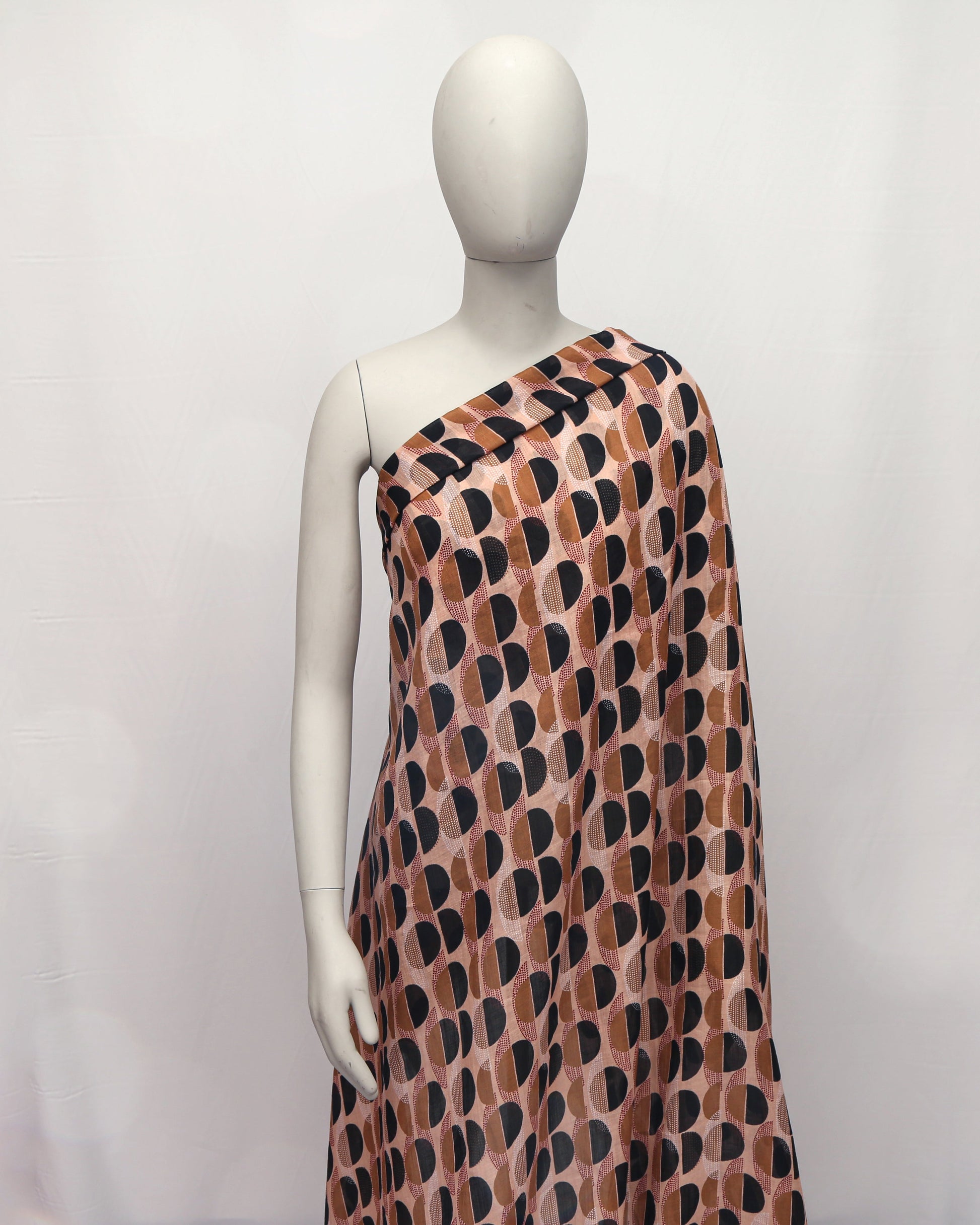 Lurex Linen Jacquard Striped Fabric