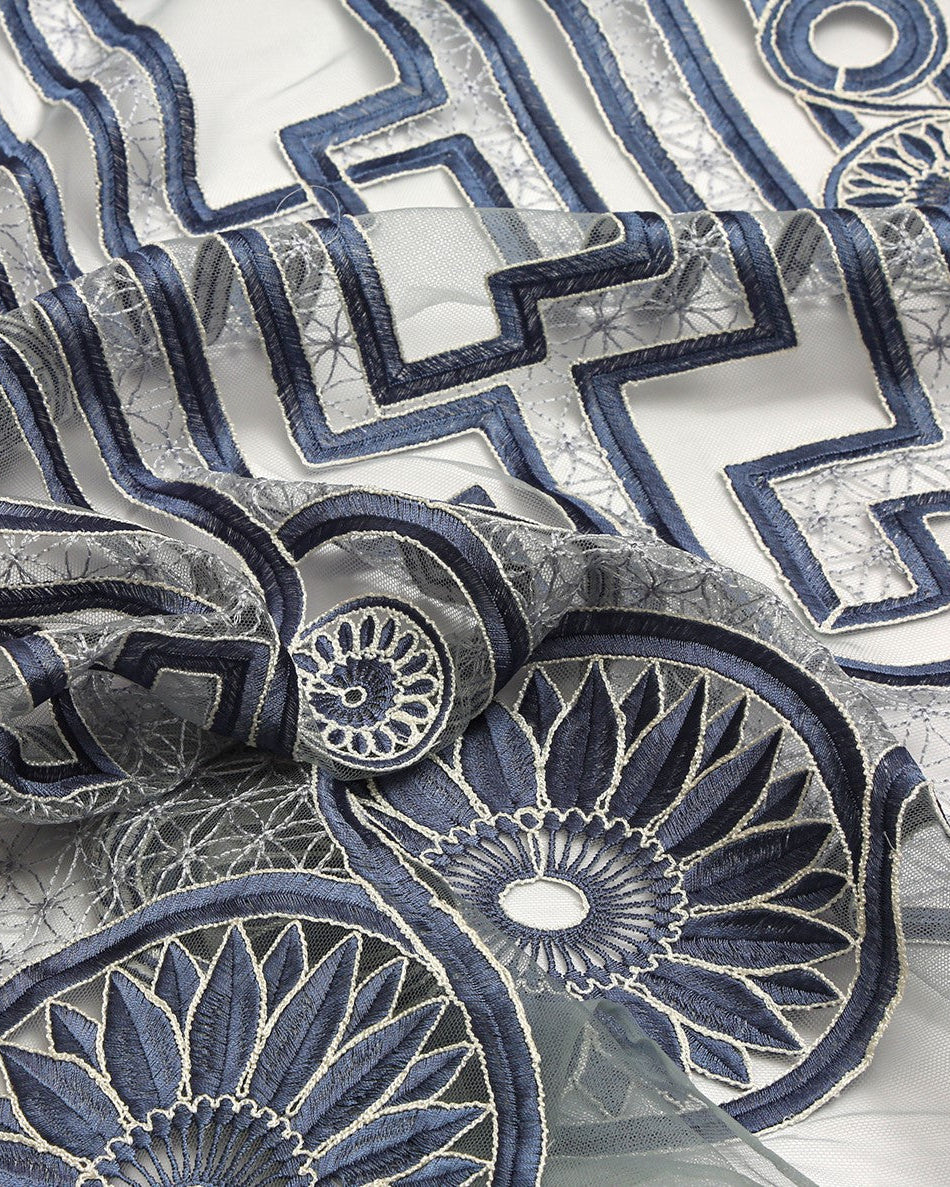 Tulle Embroidery Lurex Tulle Floral Lace