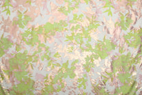 Silk Jacquard Floral Fabric
