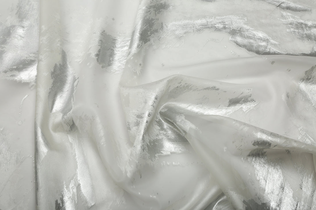 Organza jacquard Pure Silk