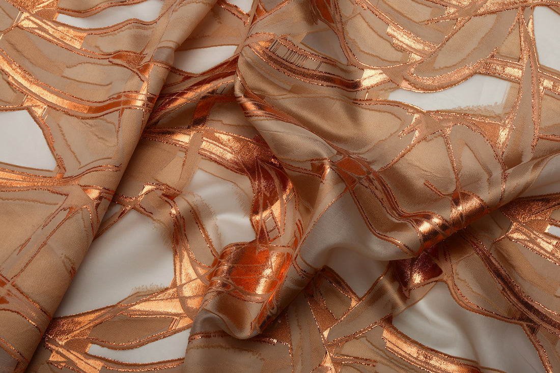 Organza jacquard Pure Silk