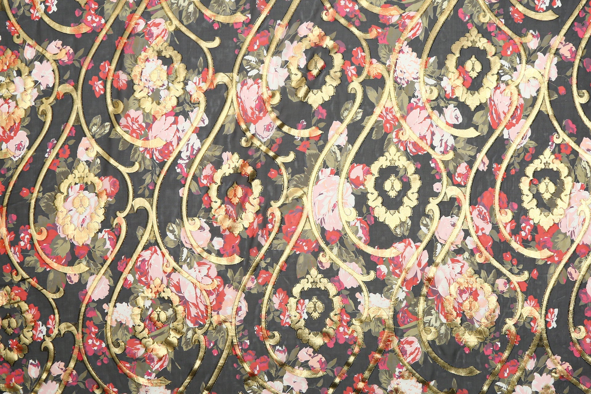 Silk Jacquard Printed Fabric