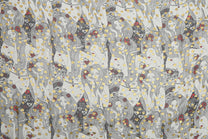 Silk Jacquard Metallic Fabric