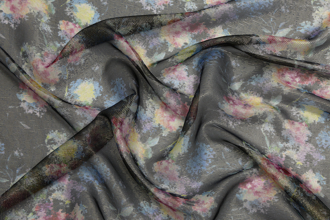 Chiffon Jacquard Pure Silk
