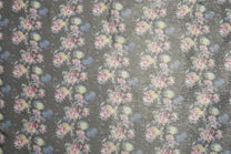 Silk Jacquard Floral Fabric