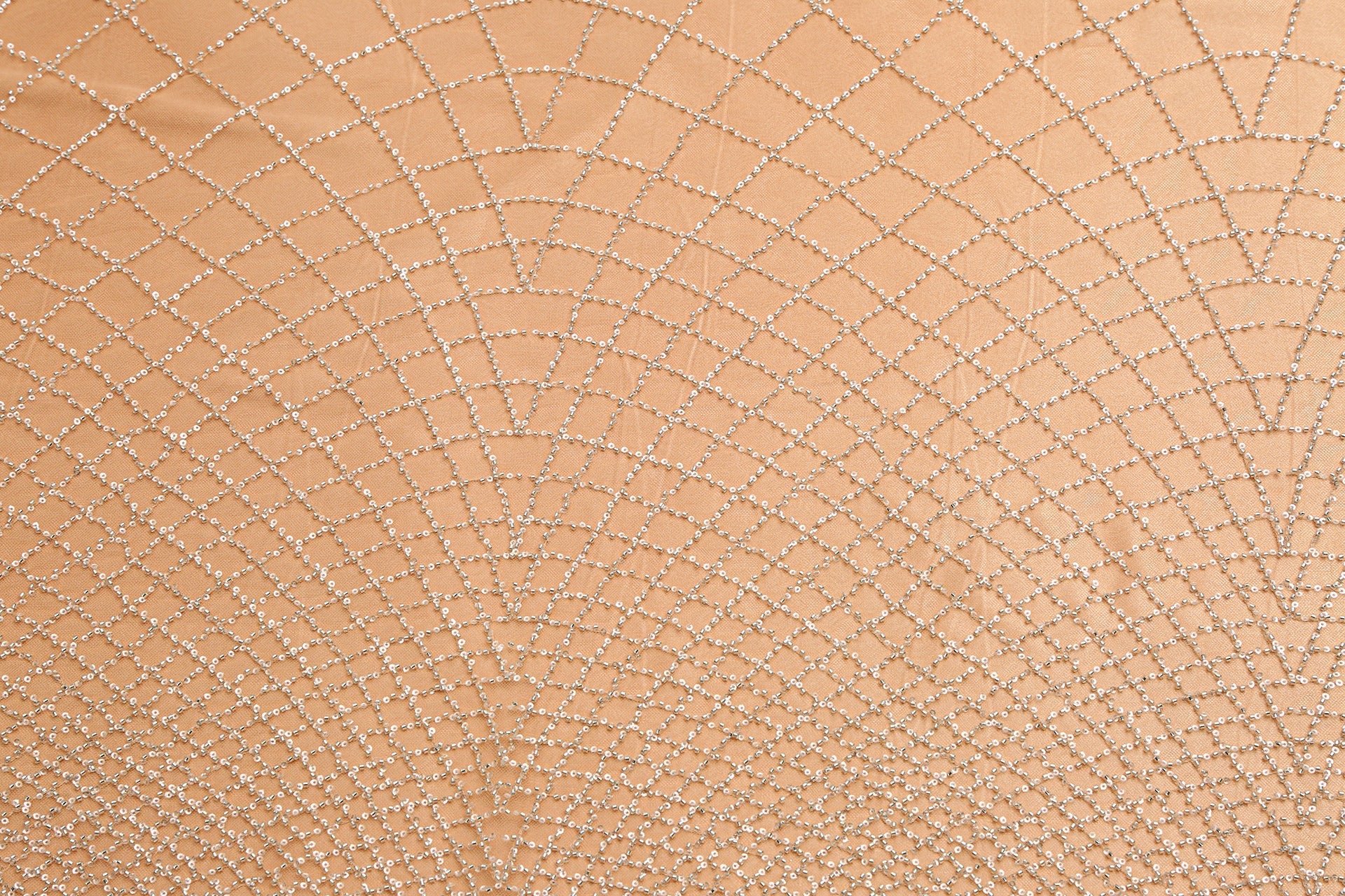 Luxury Silk Tulle Embroidery Fabric