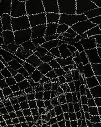 Beaded Silk Tulle Beaded Fabric